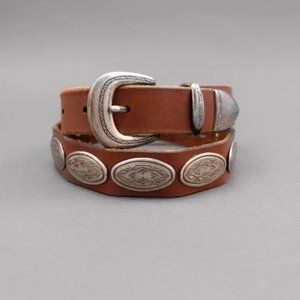 Boho SouthWest Belt Cowgirl Ann Taylor - Genuine Leather